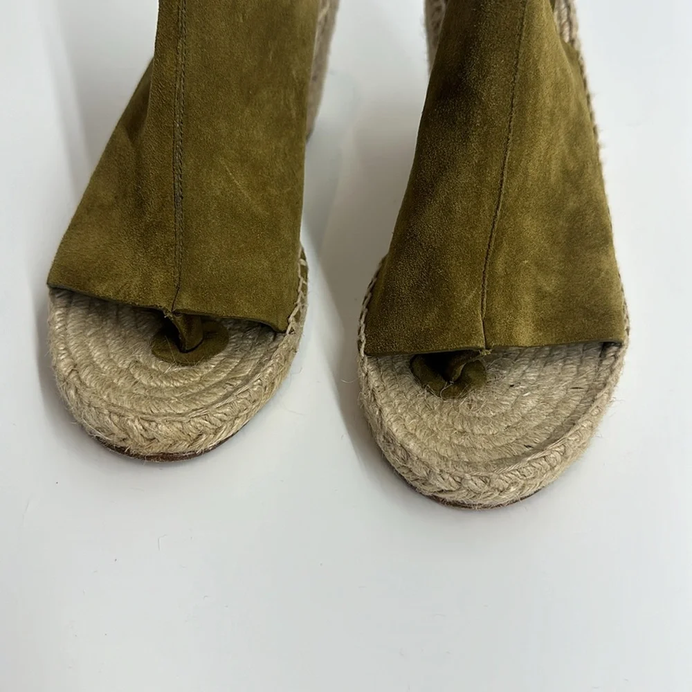 CELINE WEDGE ESPADRILLE SANDALS - Picture 3 of 14